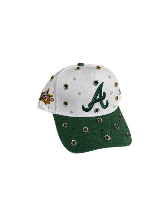 Atlanta Braves SnapBack ( Slime)
