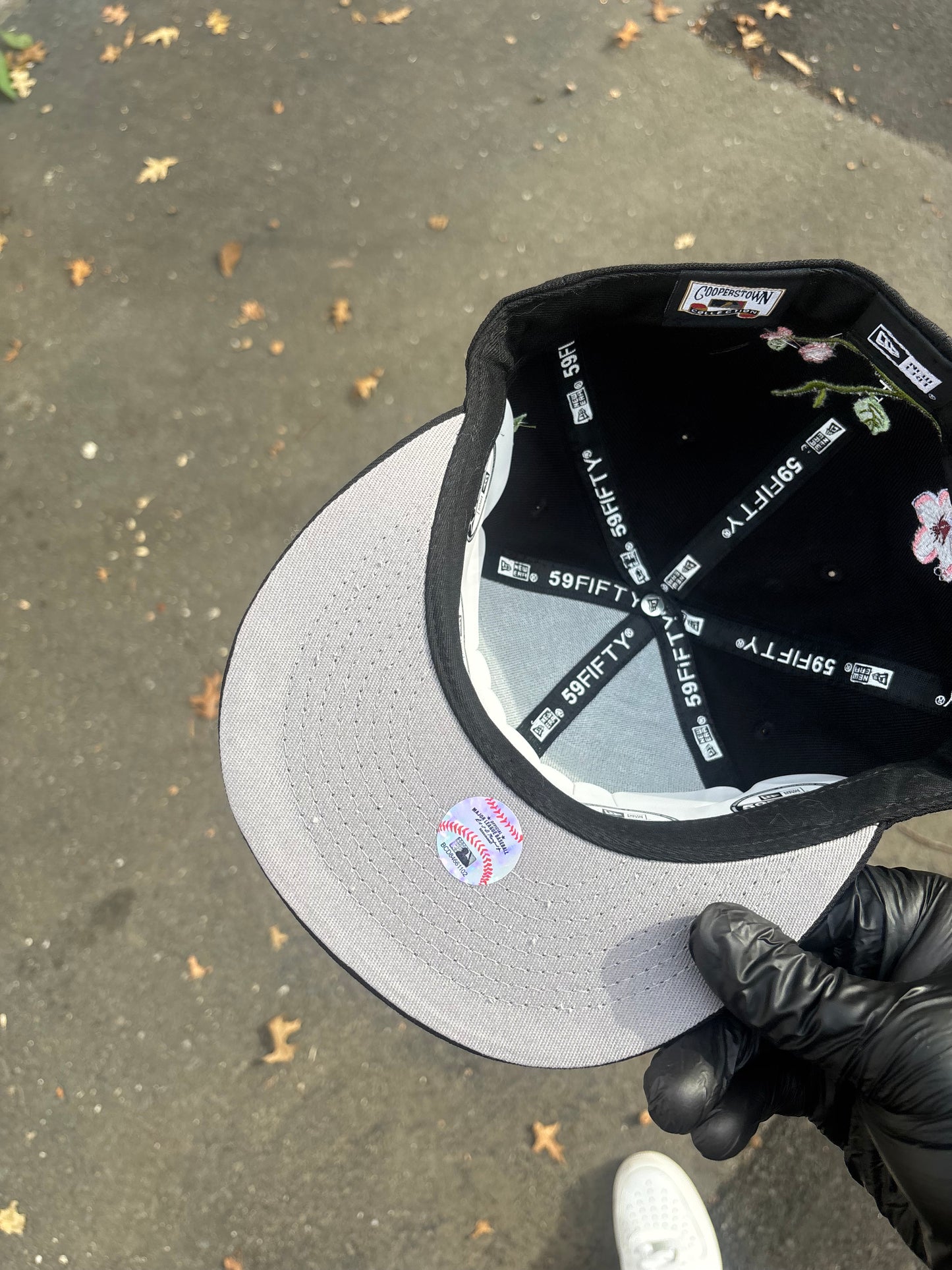 New York Yankees Iced out Fitted hats (Flowers)