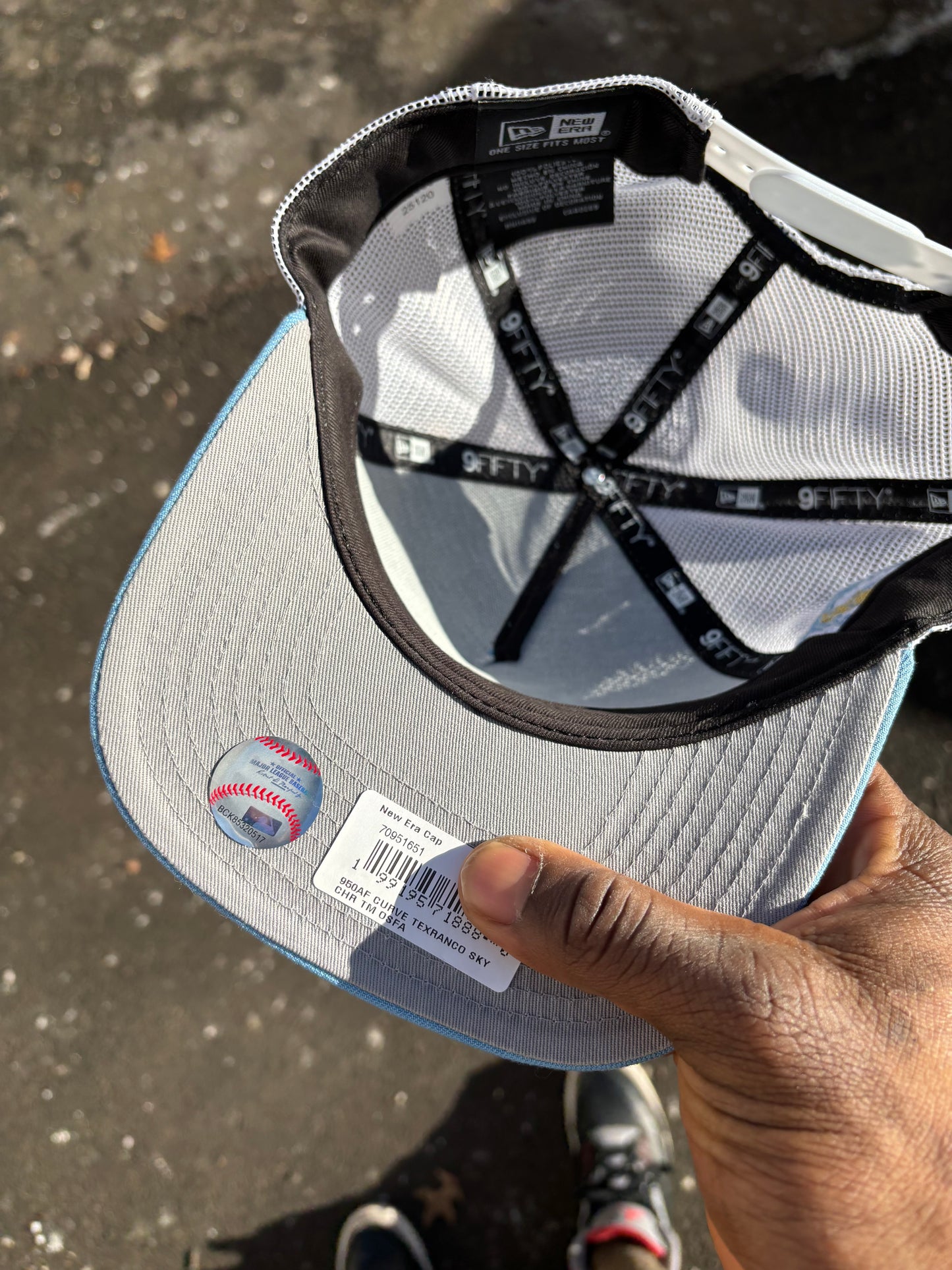 Texas Rangers SnapBack Frosted Sky