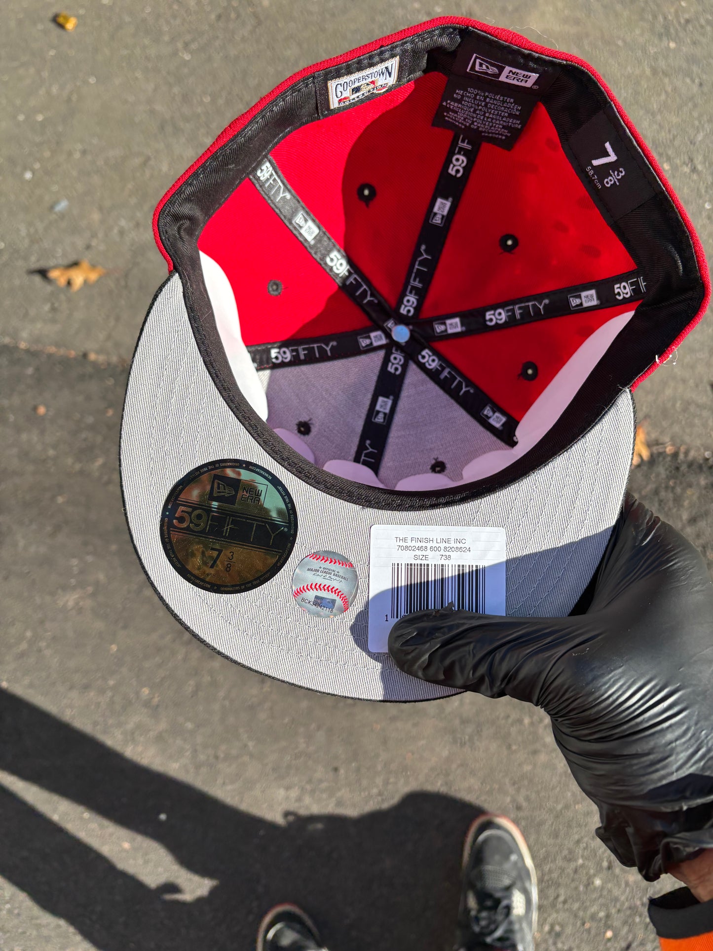 New York Yankees Iced out Fitted hats (Ruby ice)