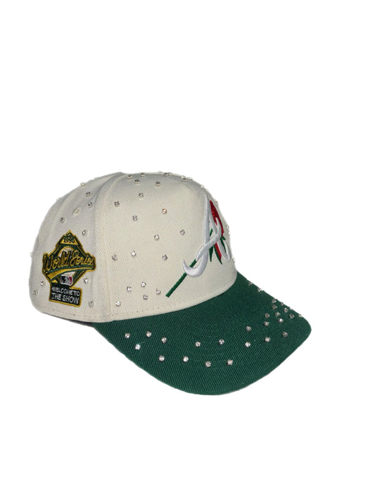 Atlanta Braves Rose SnapBack (Diamonds)