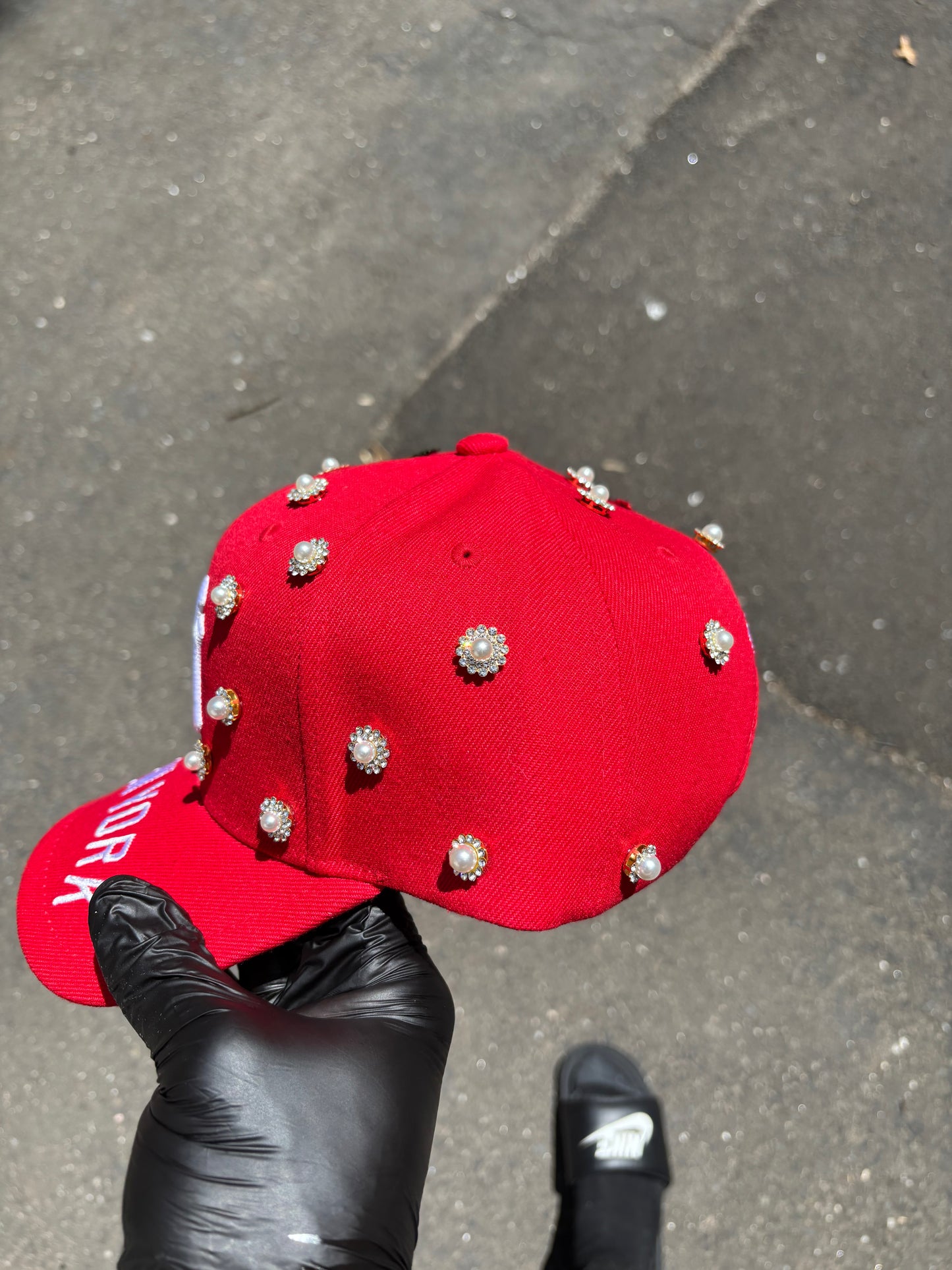 New York Yankees SnapBack Scarlet Bloom