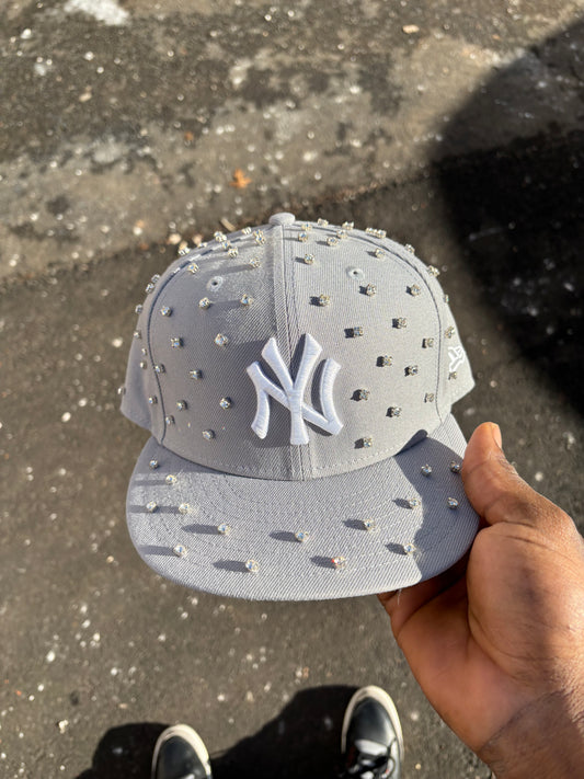 New York Yankees Iced out diamond Fitted hats