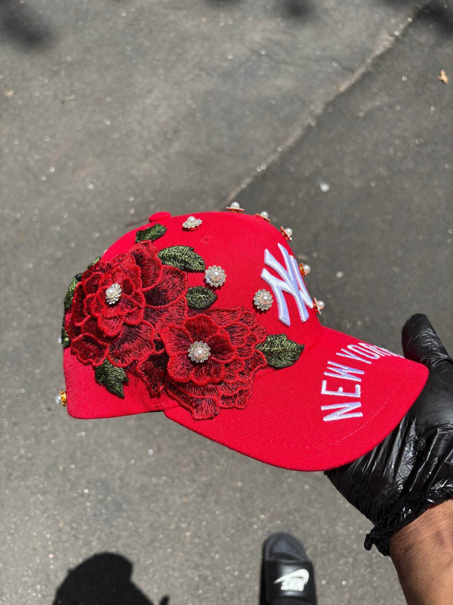 New York Yankees SnapBack Scarlet Bloom