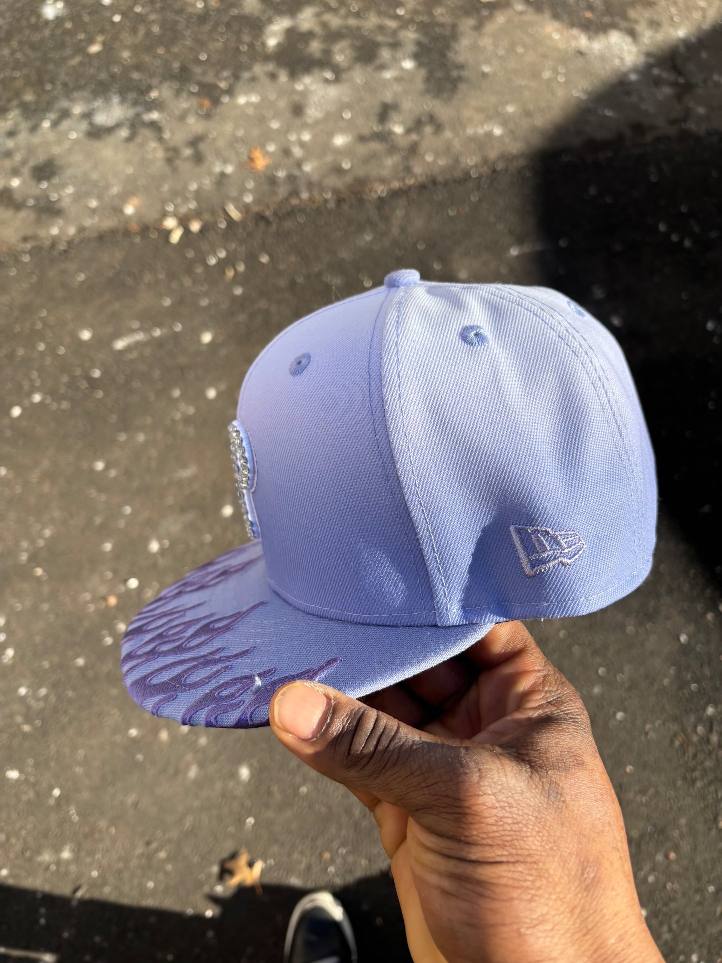 Philadelphia Phillies Fitted Hat (The Lavender Flame) Size 7 3/8