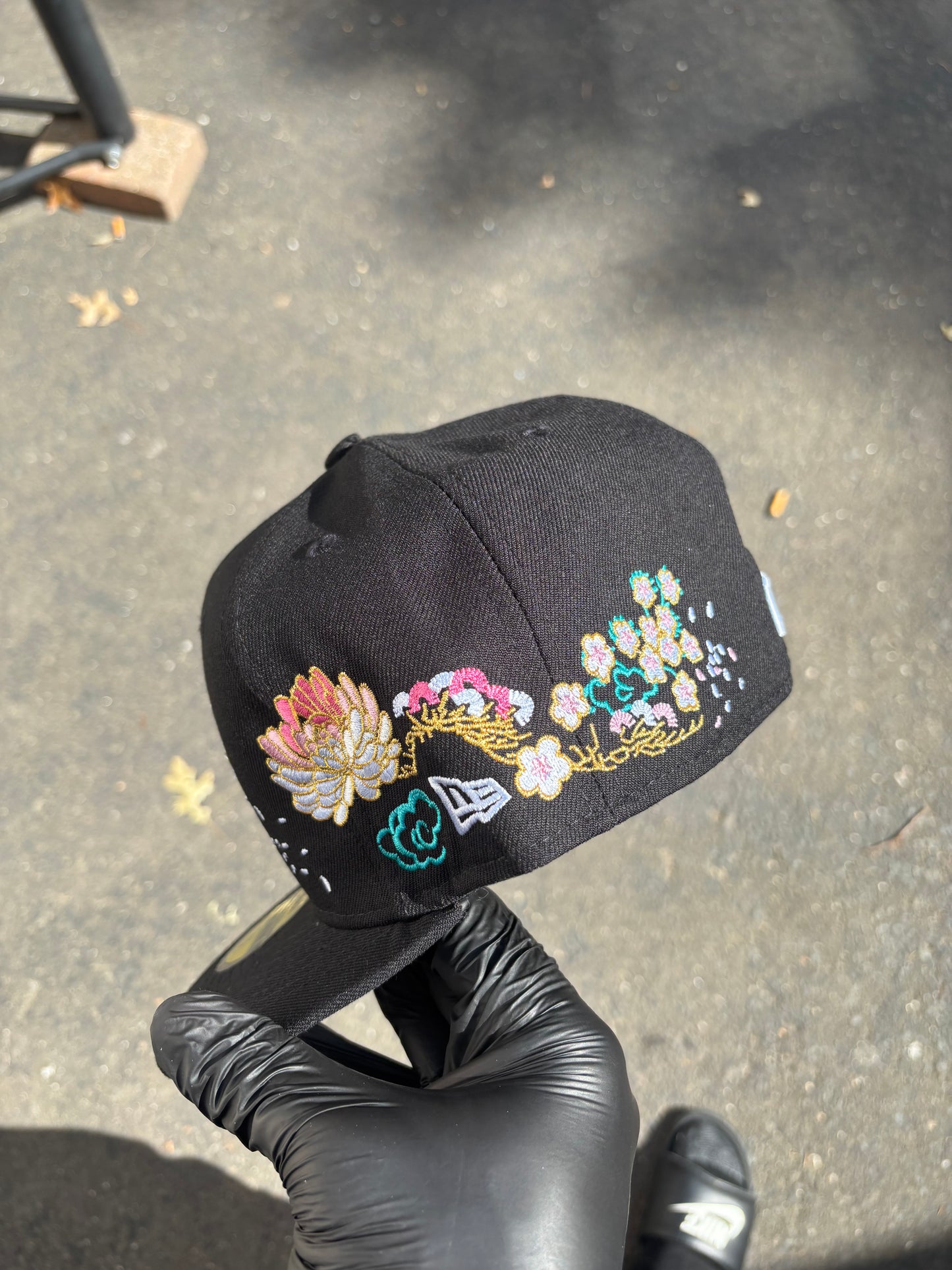 New York Yankees Iced out Fitted hats (Flowers)