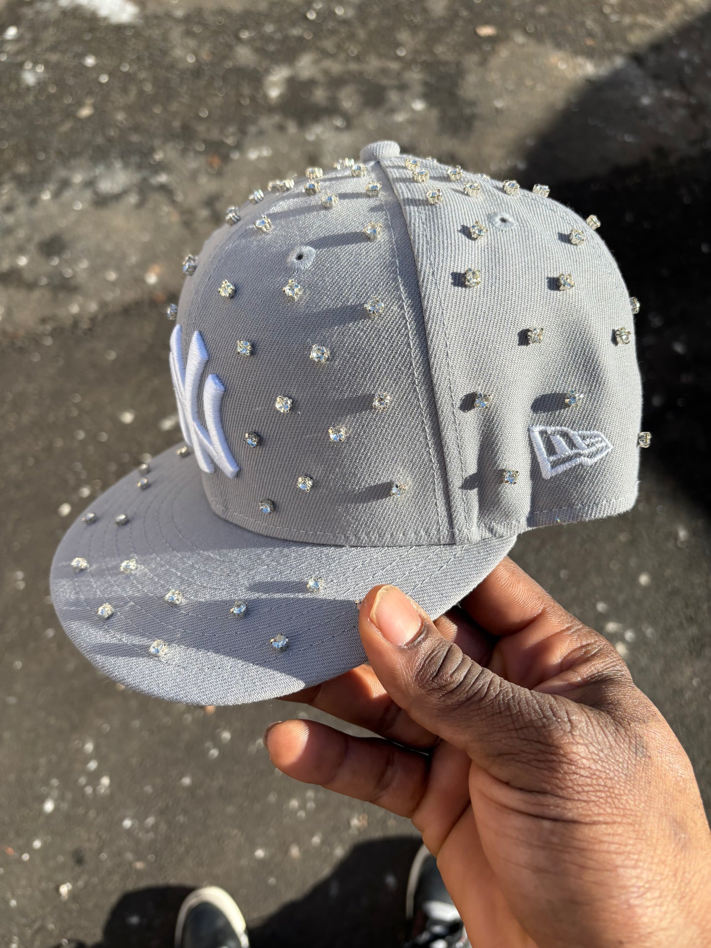 New York Yankees Iced out diamond Fitted hats