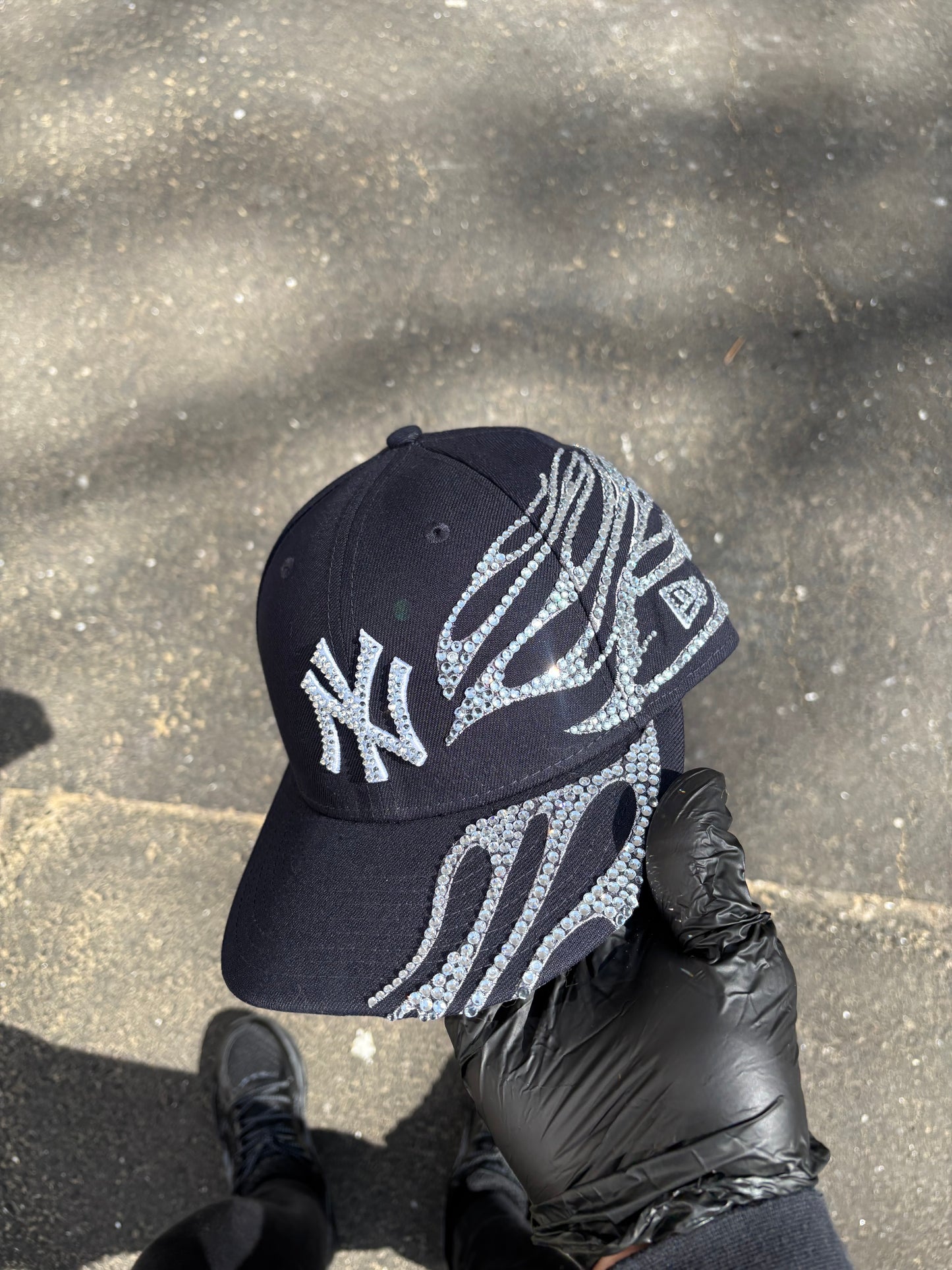 New York Yankees SnapBack Crystal Crown