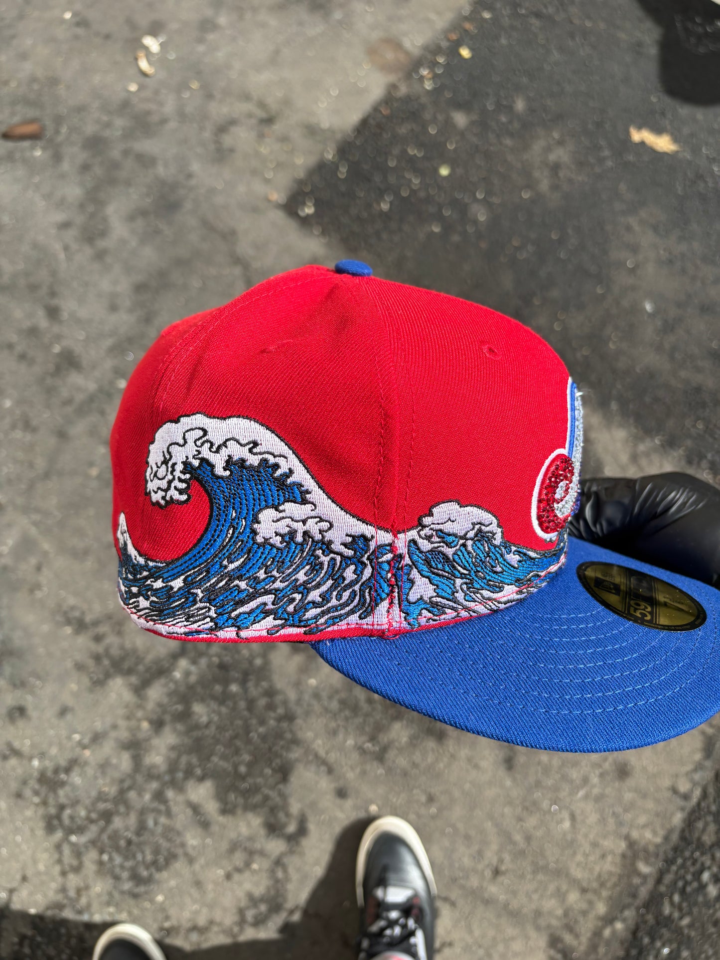 Montreal Expos Fitted hat Crimson Tsunami