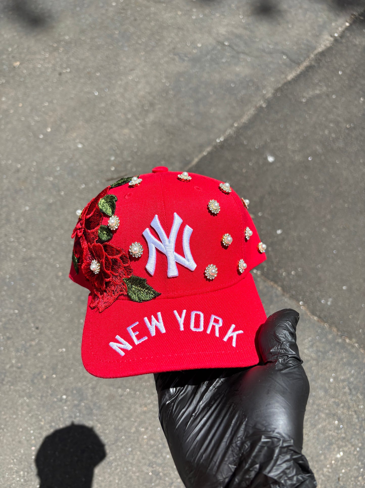 New York Yankees SnapBack Scarlet Bloom