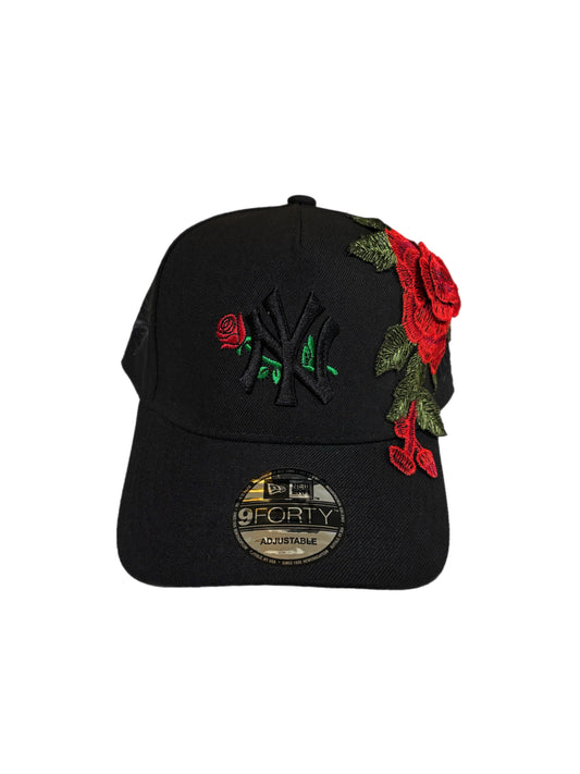 New York Yankees SnapBack (NY Red Rose)