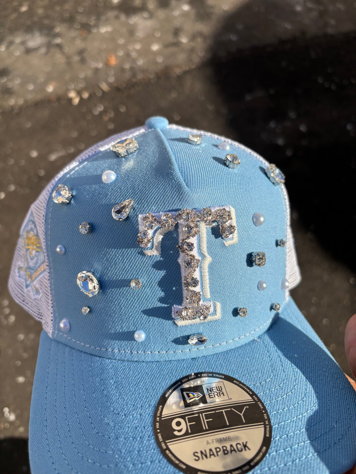 Texas Rangers SnapBack Frosted Sky