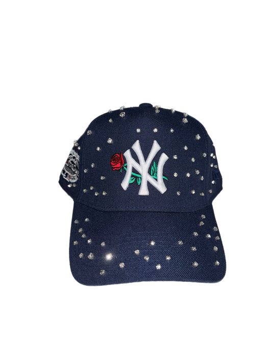 New York Yankees SnapBack Navy Blue (Diamonds)