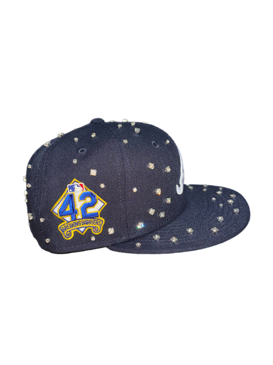 Atlanta Braves Iced out diamond Fitted hats