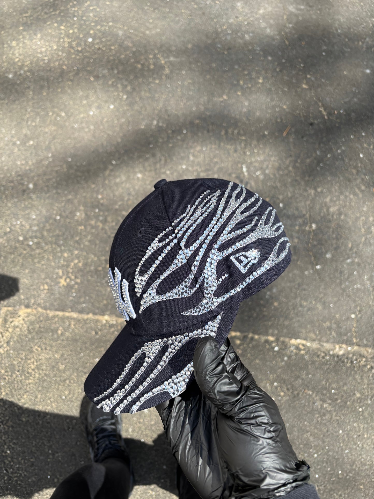 New York Yankees SnapBack Crystal Crown