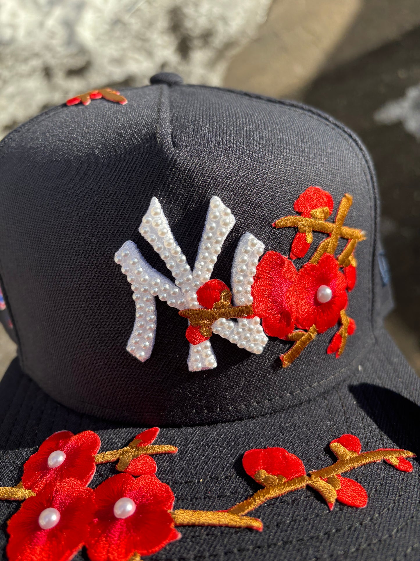 New York Yankees SnapBack Cherry Pearl Edition