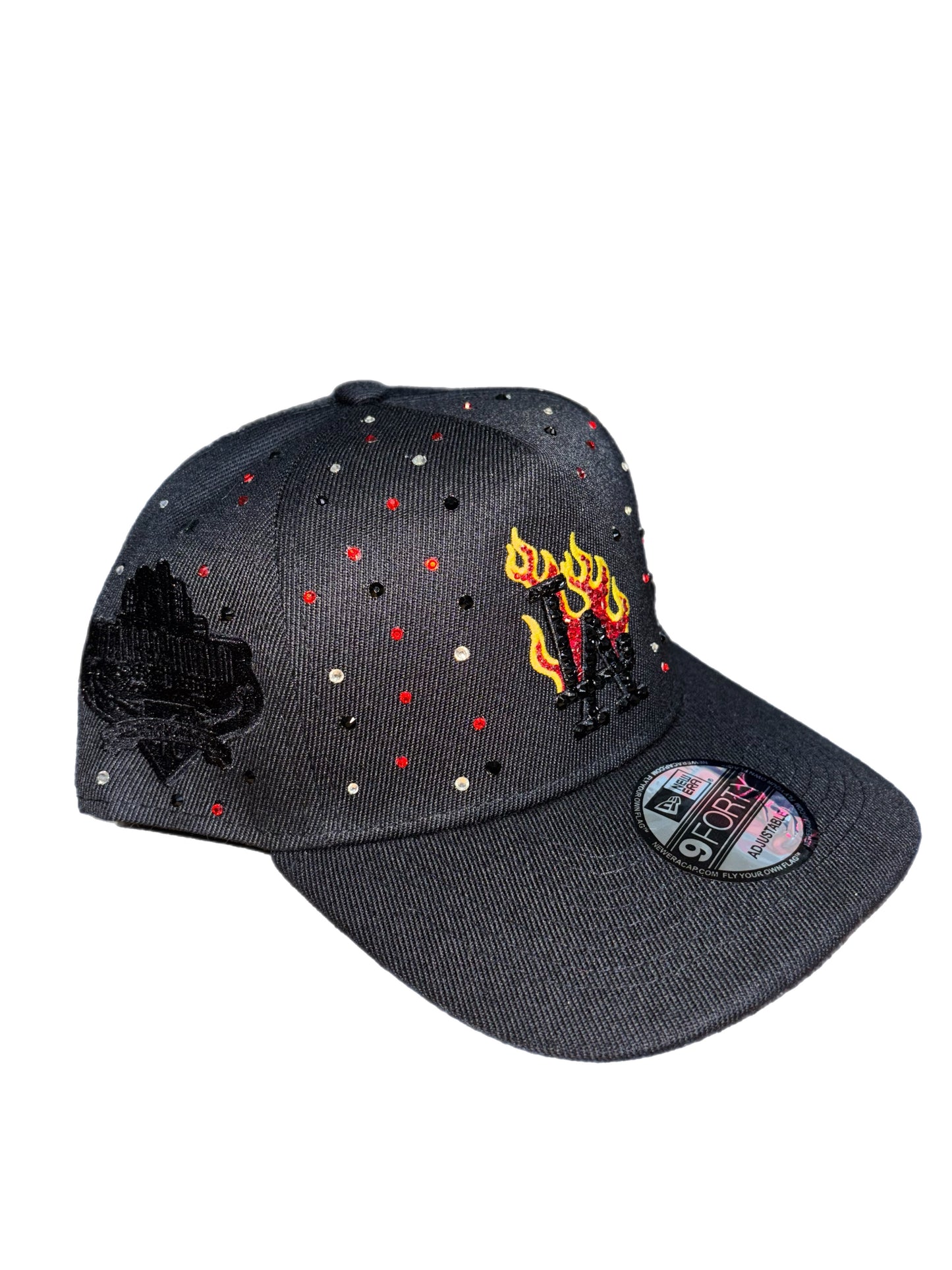 Los Angeles Dodgers icy SnapBack (Flames)