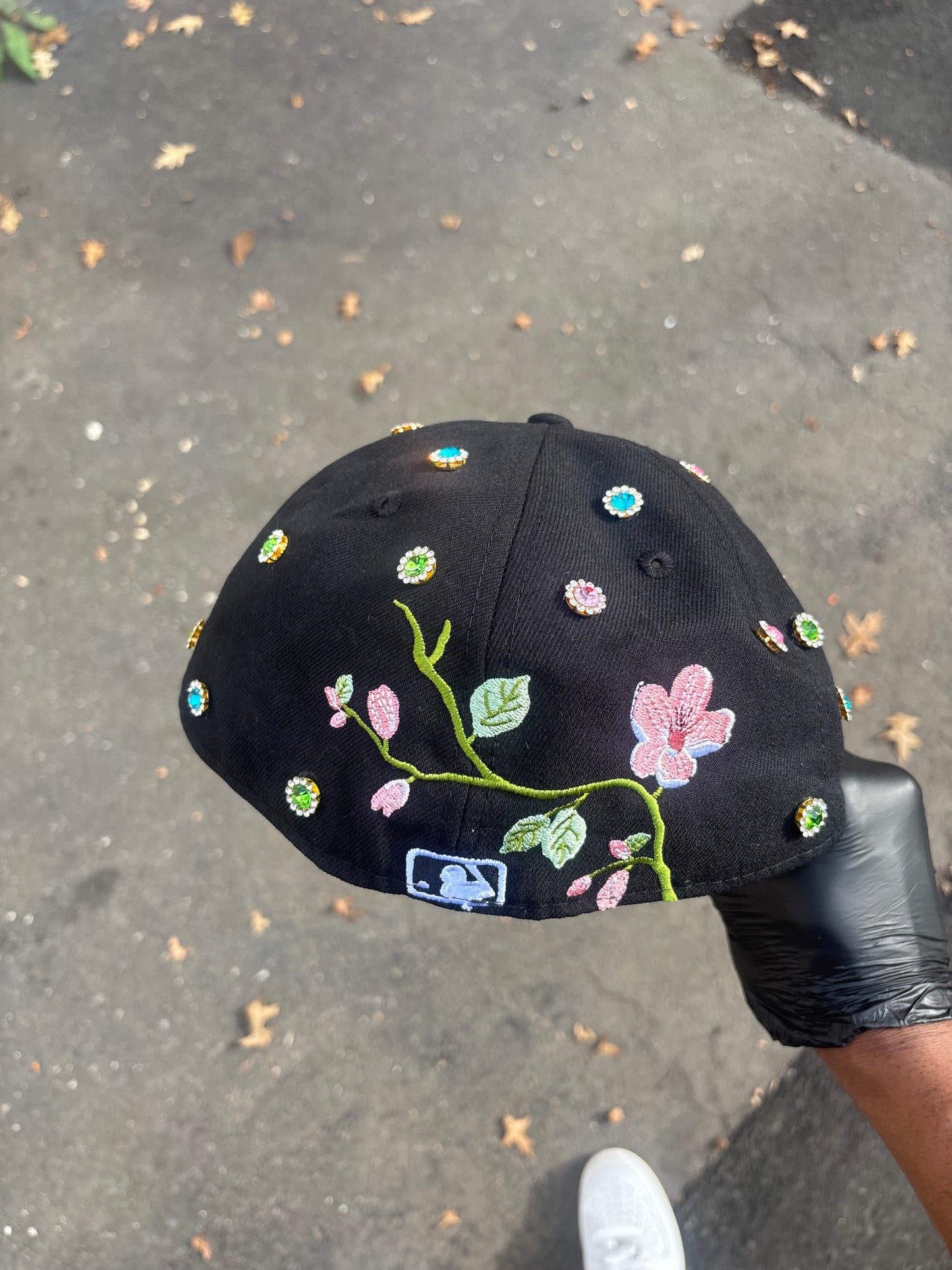 New York Yankees Iced out Fitted hats (Flowers)