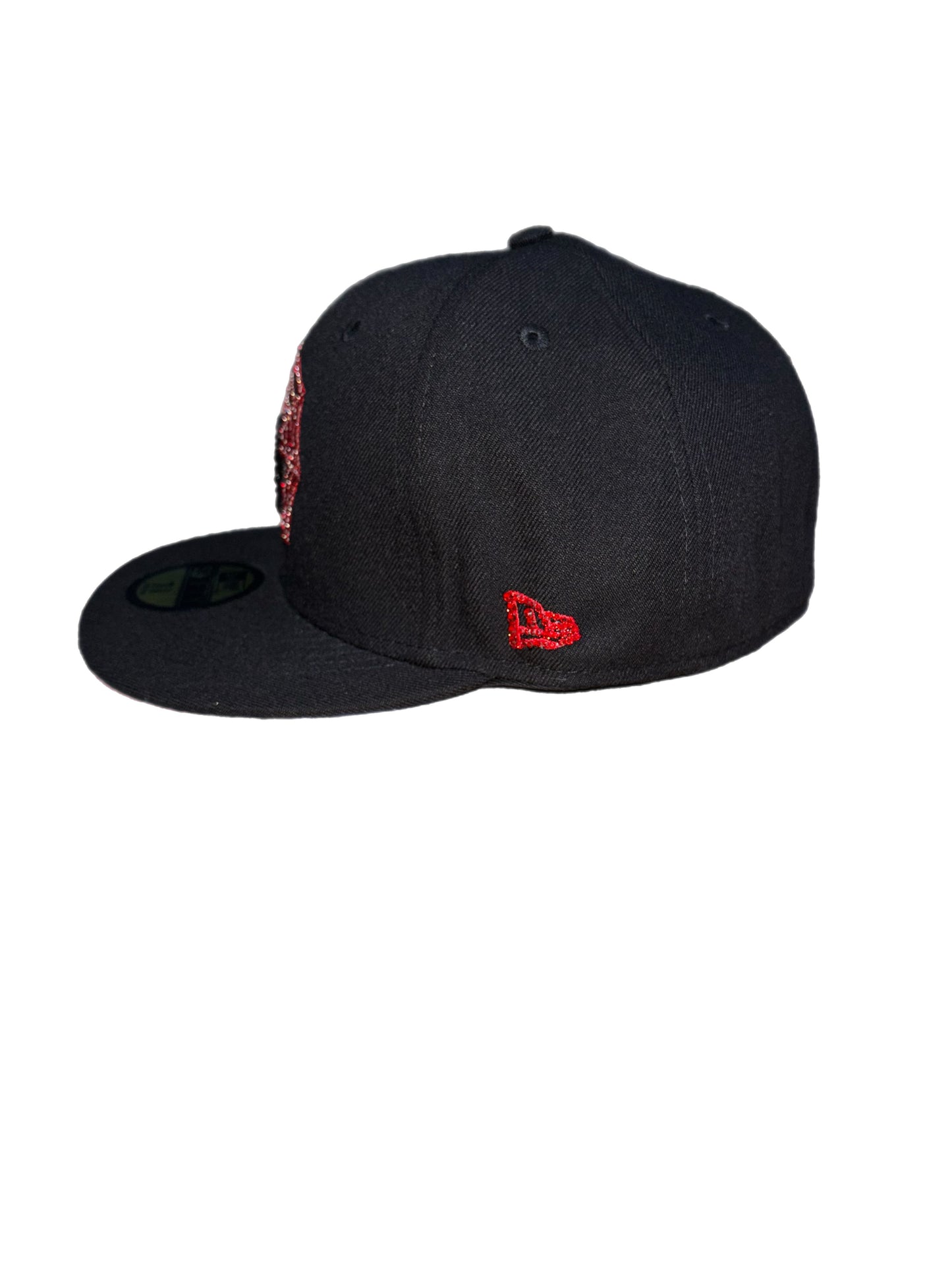 Los Angeles Dodgers Iced out Fitted hats Spiderweb