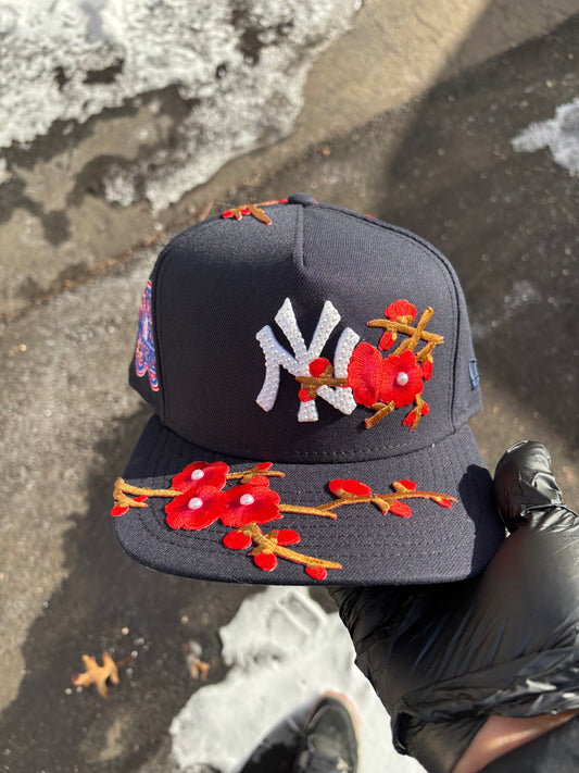 New York Yankees SnapBack Cherry Pearl Edition