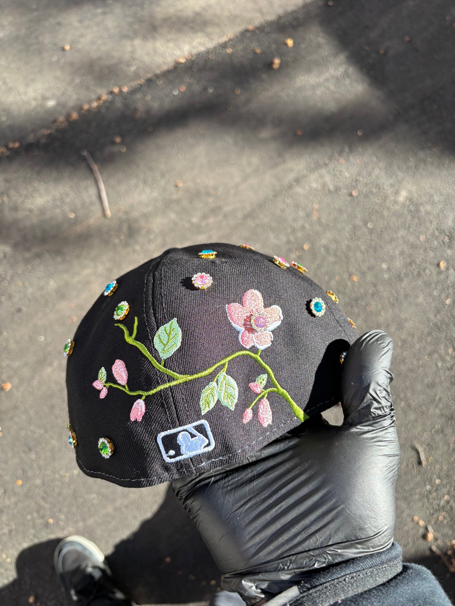 Chicago White Sox Iced out Fitted hats (Flowers)