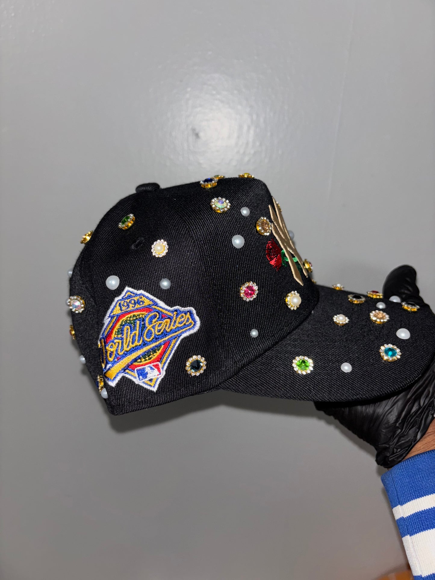 New York Yankees SnapBack (NY Rose gold mix )