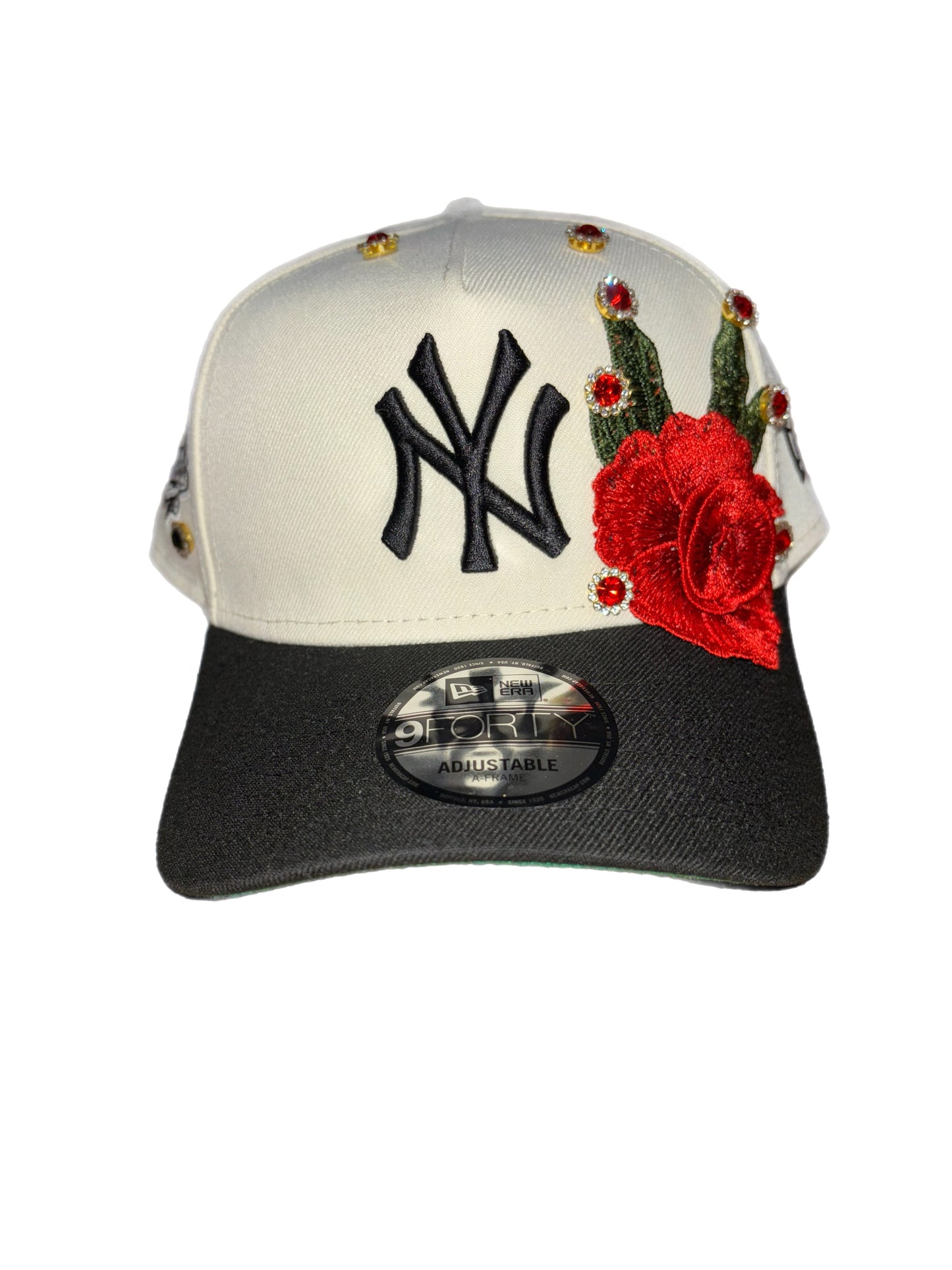 New York Yankees SnapBack (Rose Diamonds)