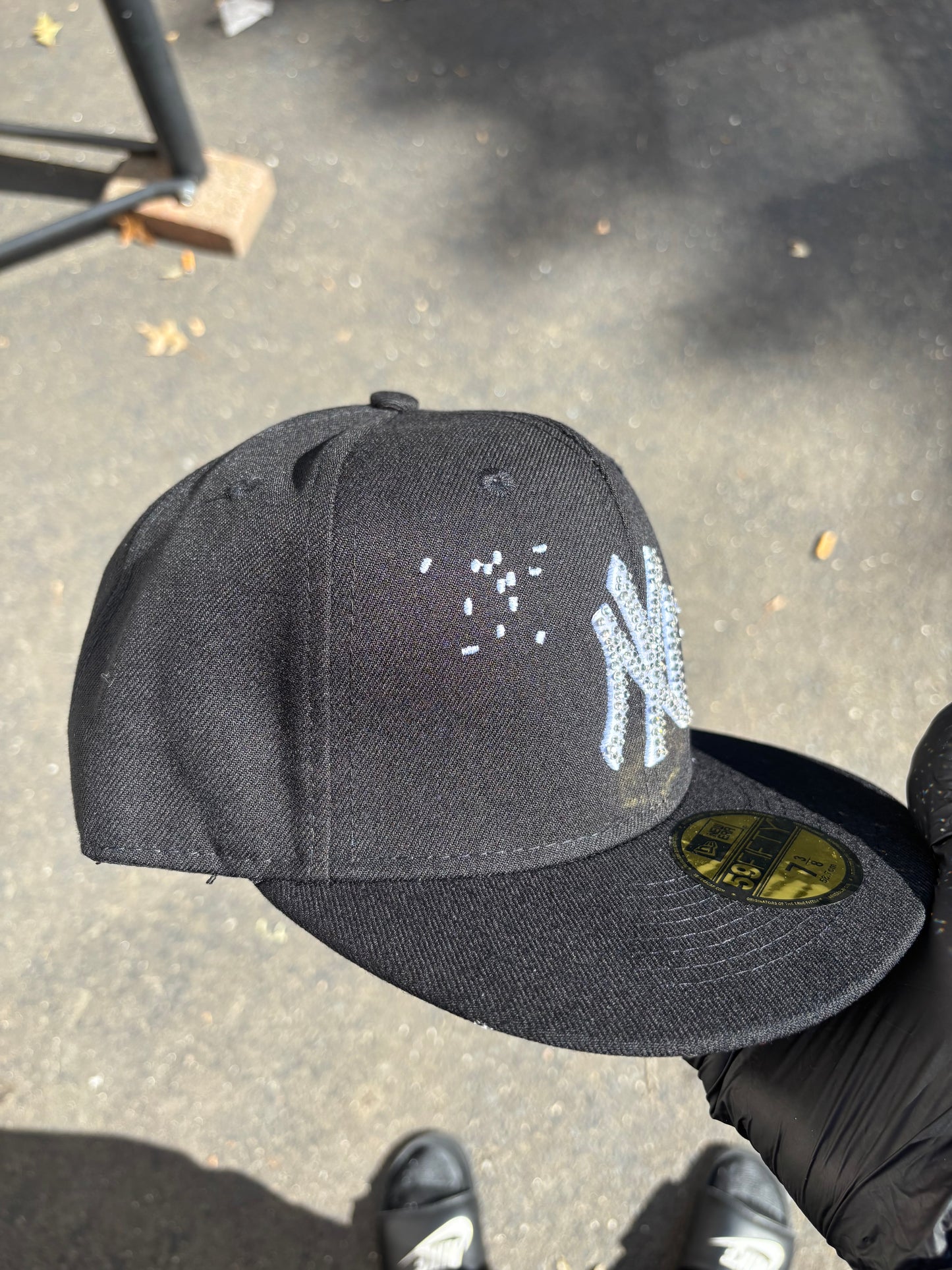 New York Yankees Iced out Fitted hats (Flowers)