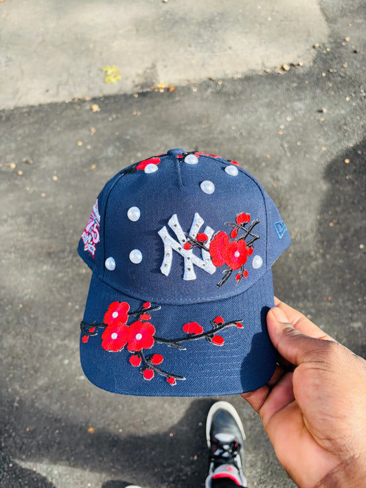 New York Yankees SnapBack (Flowers )