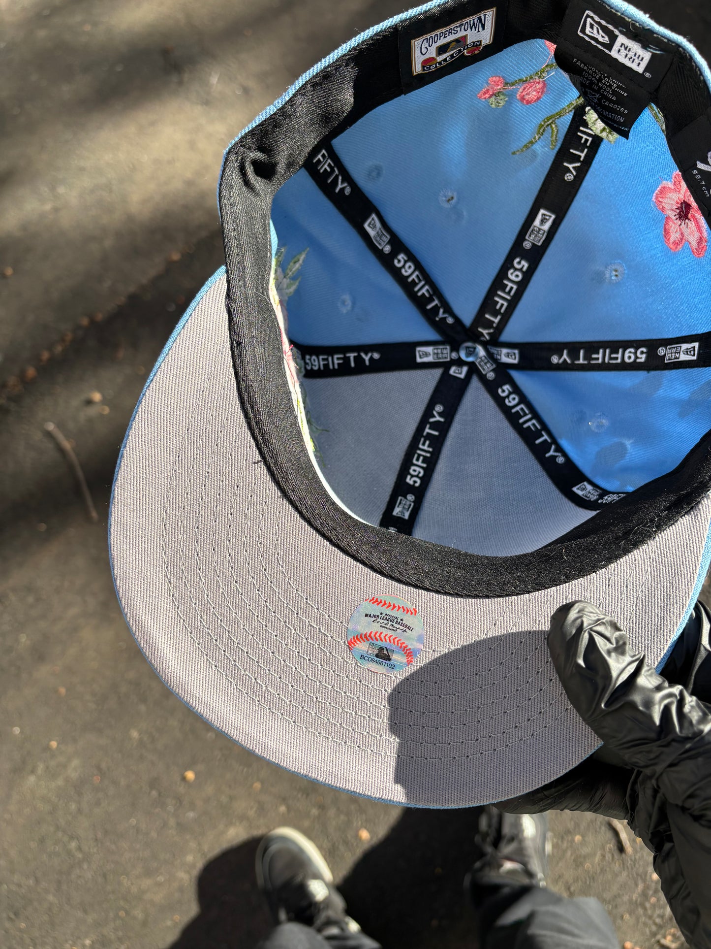 Los Angeles Dodgers Iced out Fitted hats (Flowers)