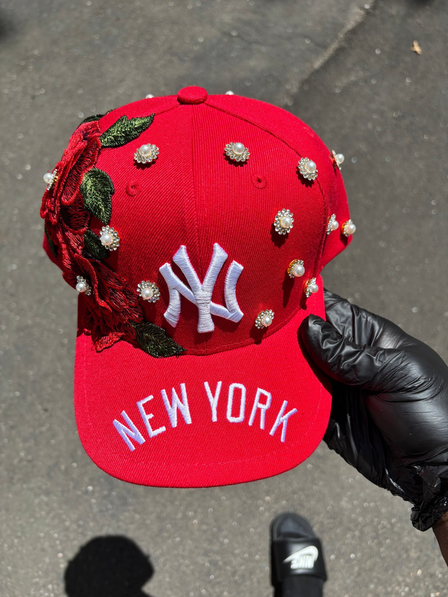 New York Yankees SnapBack Scarlet Bloom
