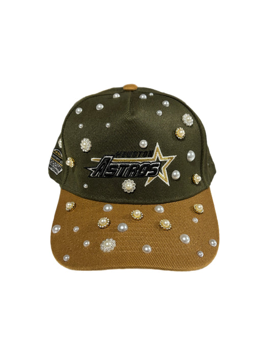 Houston Astros SnapBack (Olive)