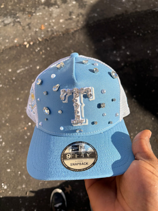 Texas Rangers SnapBack Frosted Sky