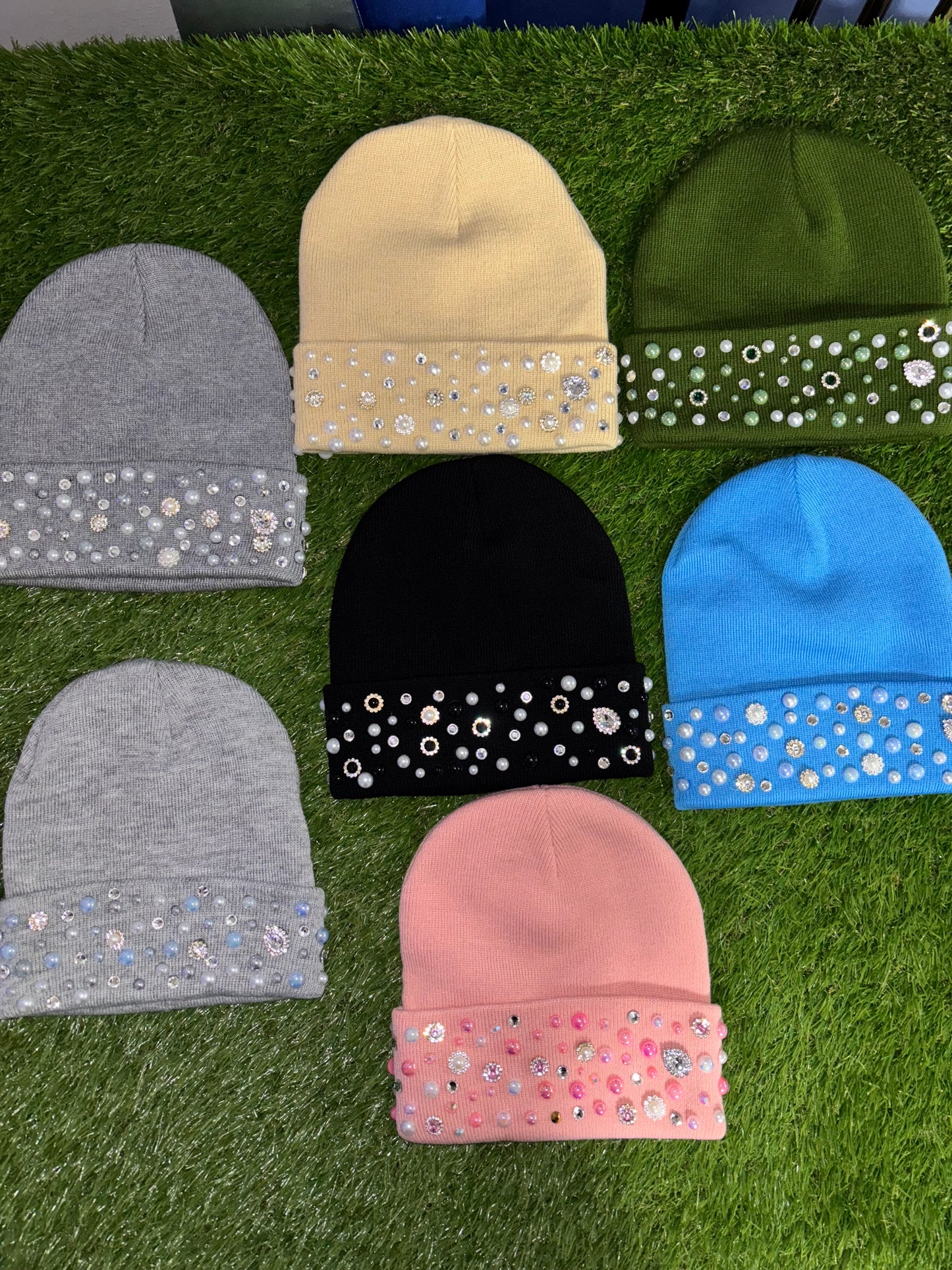 Diamond Drip Beanies