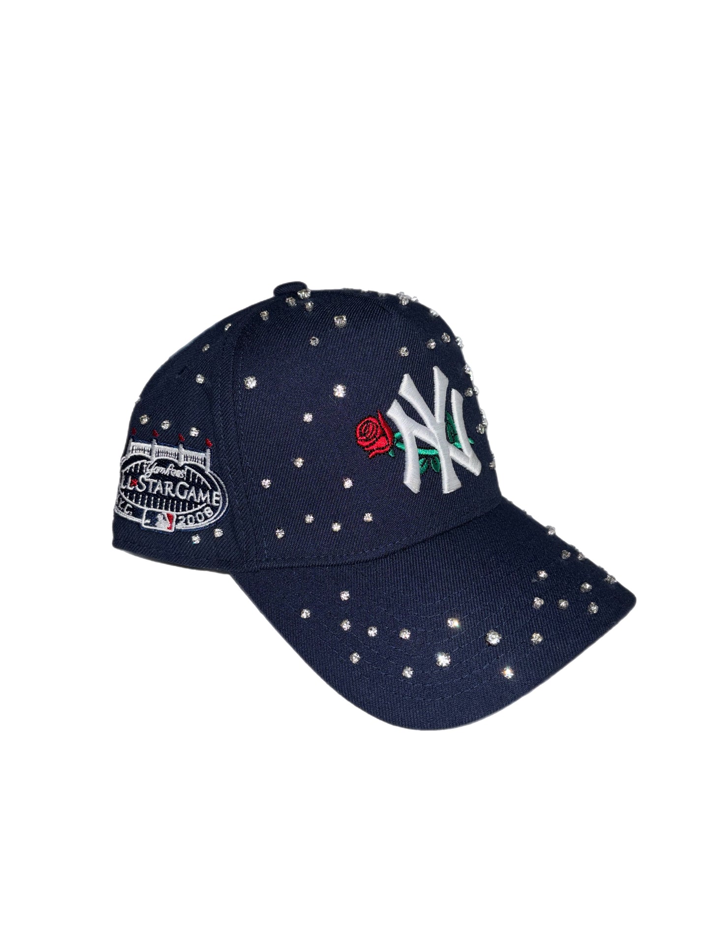 New York Yankees SnapBack Navy Blue (Diamonds)