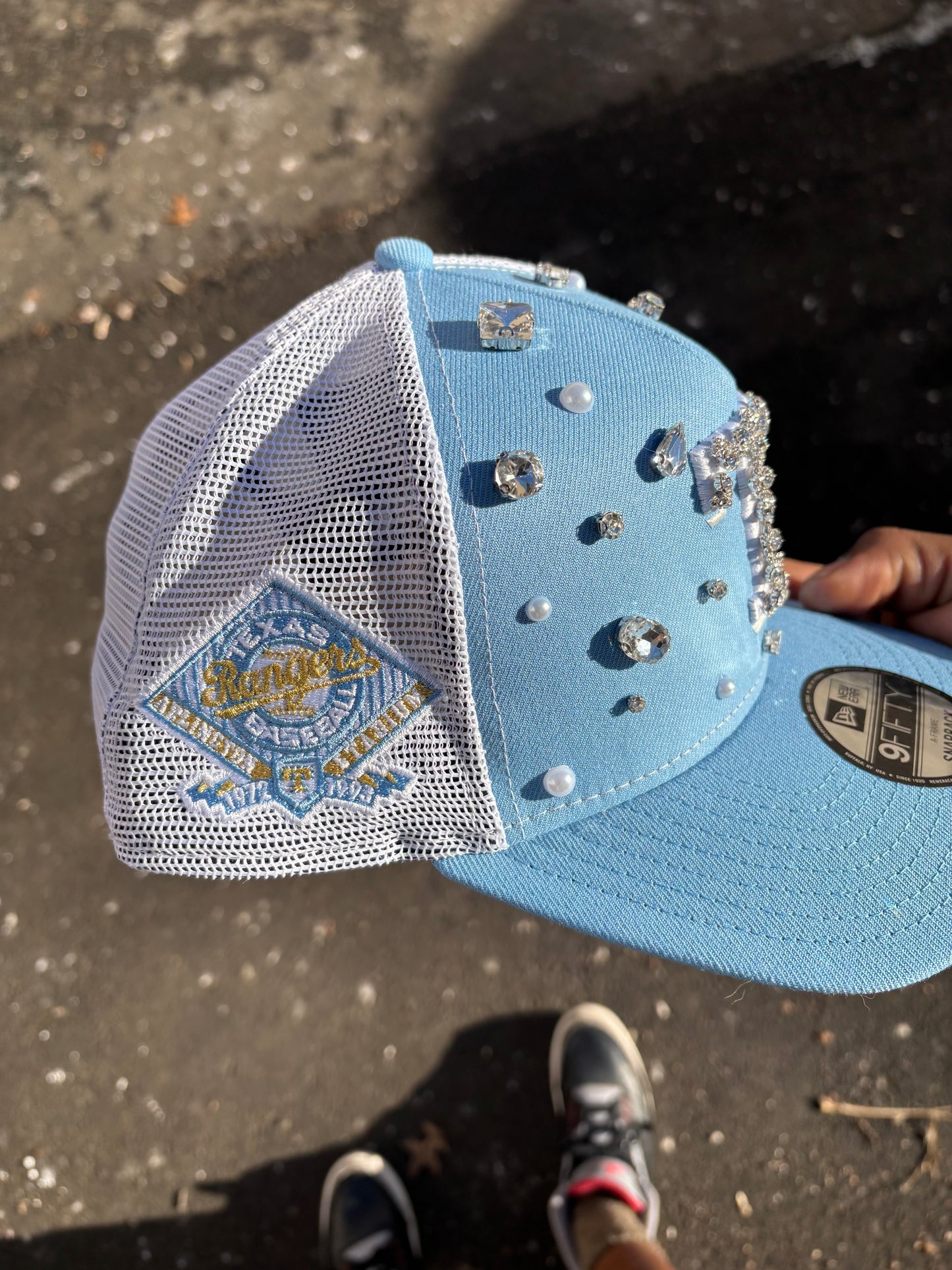 Texas Rangers SnapBack Frosted Sky